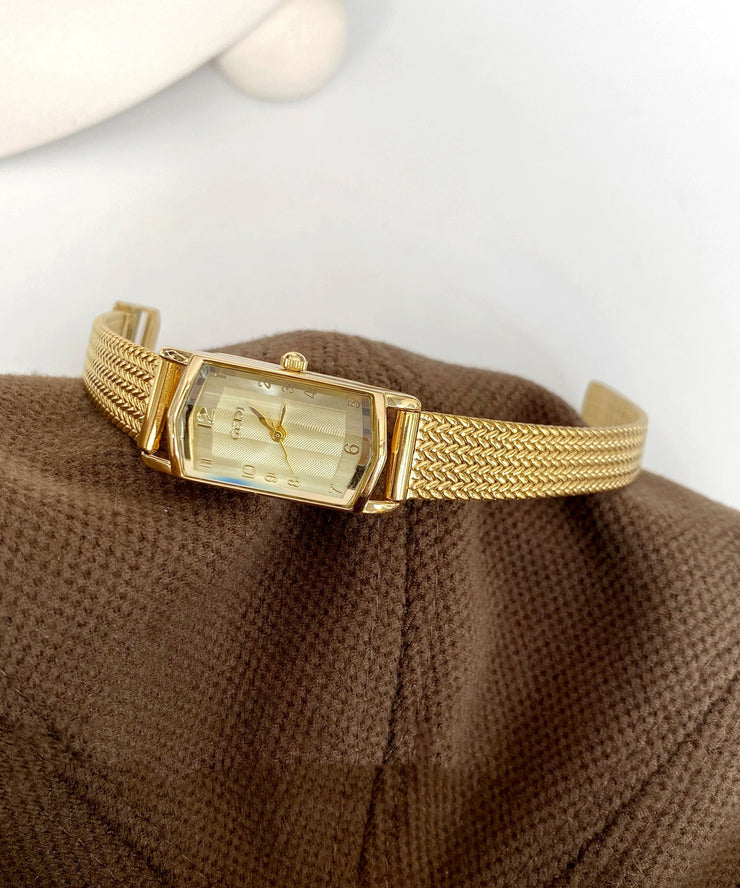 Bohemian Gold Stainless Steel Waterproof Chain Watches