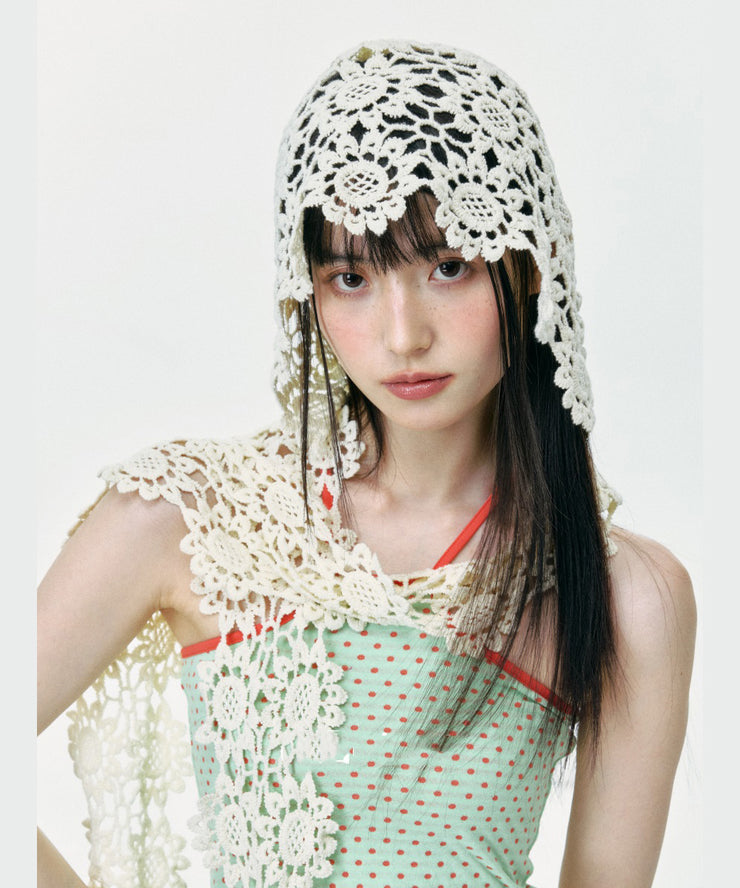 Bohemian Hollow Out Floral Knitted Boonie Hat Summer