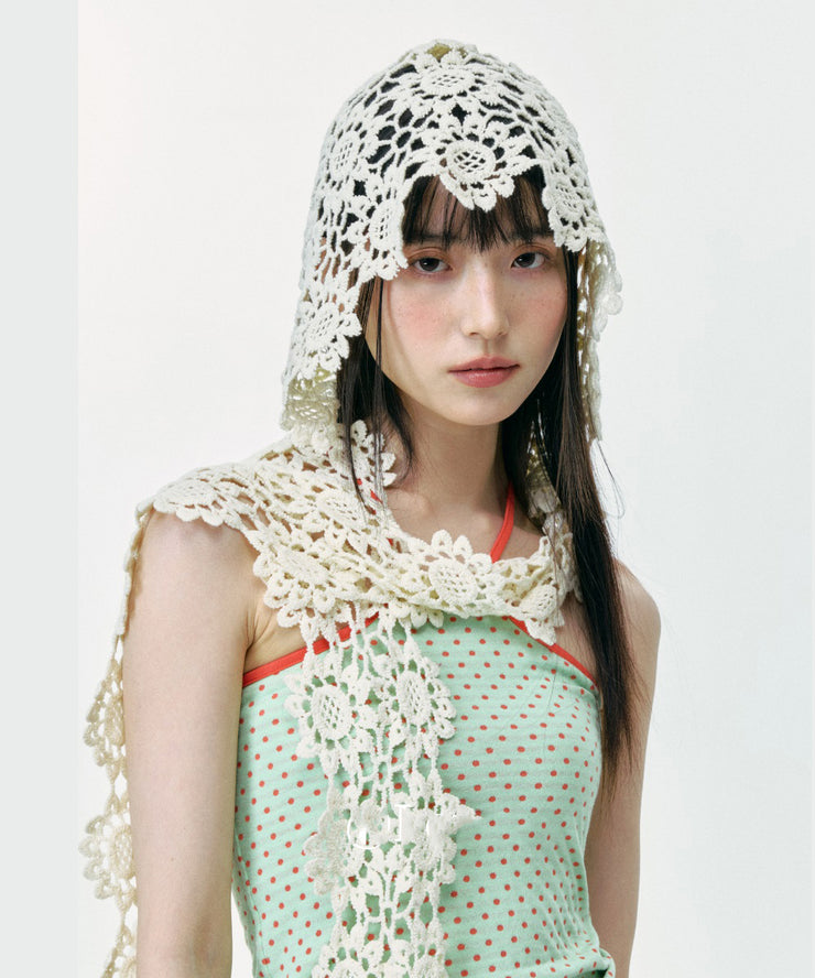 Bohemian Hollow Out Floral Knitted Boonie Hat Summer