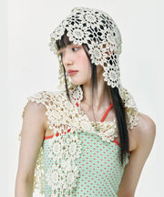 Bohemian Hollow Out Floral Knitted Boonie Hat Summer