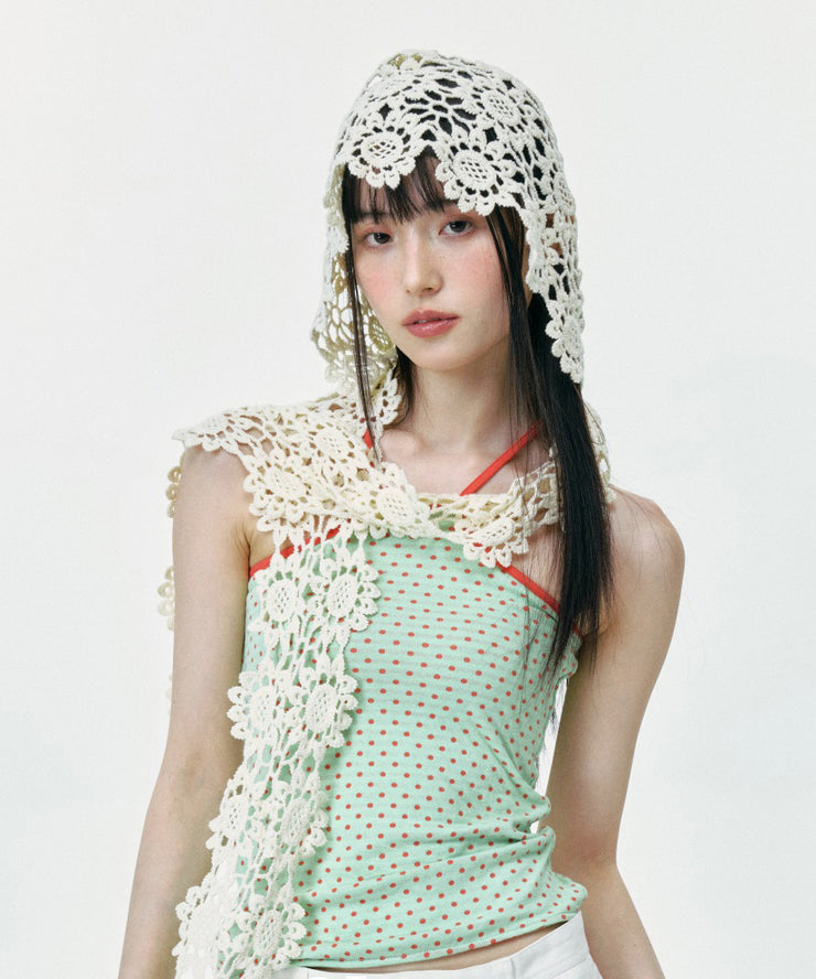 Bohemian Hollow Out Floral Knitted Boonie Hat Summer