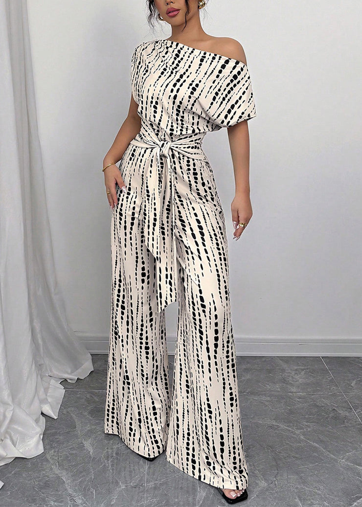 Boho Beige Cold Shoulder Print Cotton Long Dresses Summer