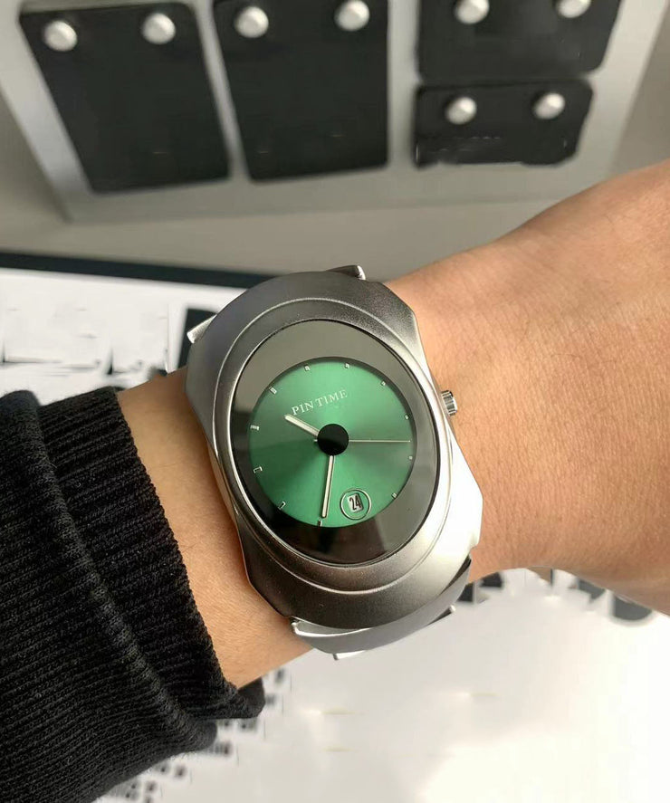 Boho Green Stainless Steel Quartz Movement Square Watches