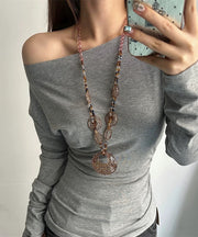 Boho Leopard Oval Beading Pendant Necklace