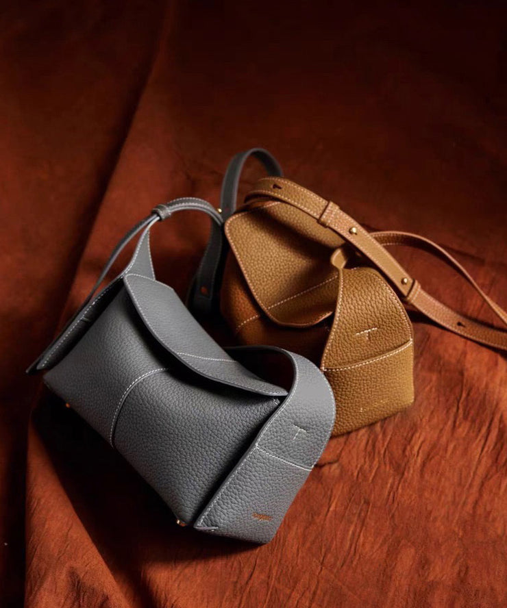 Botique Solid Durable Leather Versatile Women Tote Handbag