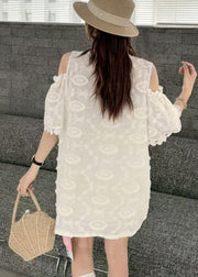Boutique Apricot Cold Shoulder Love Nail Bead Tops Summer