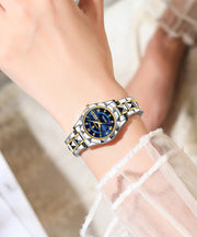 Boutique Blue Stainless Steel Sapphire Crystal Waterproof Watches