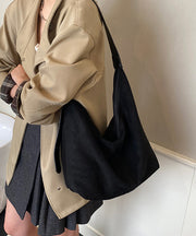 Boutique Coffee Suede Large Capacity Shoulder Bag