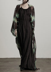 Boutique Green V Neck Nail Bead Silk Cardigans Fall