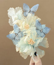 Boutique Little Yellow Tulle Alloy Floral Hairpin