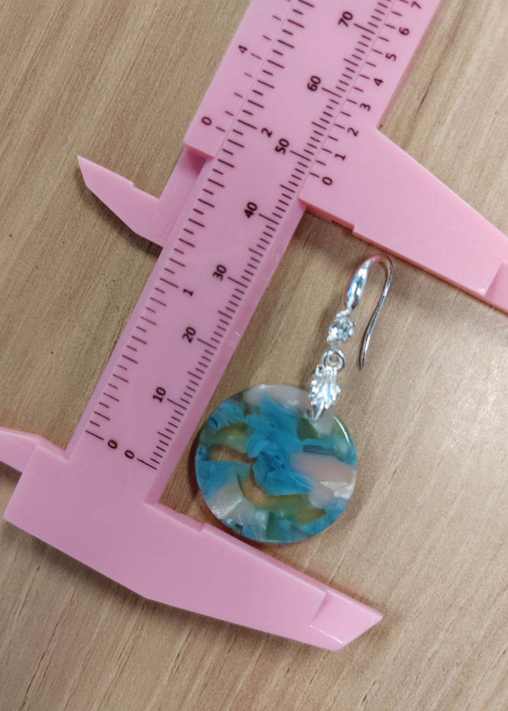 Boutique Original Design Print Acrylic Drop Earrings 2025 new style