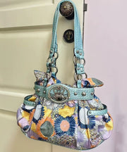 Boutique Print Solid Durable Nylon Womens Shoulder Bags