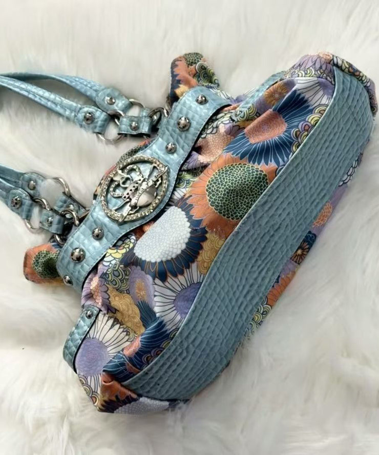 Boutique Print Solid Durable Nylon Womens Shoulder Bags
