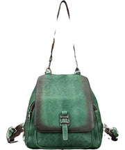 Boutique Red Large Capacity Calf Leather Backpack Bag