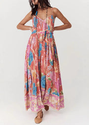 Boutique Red Oversized Print Sundress Summer