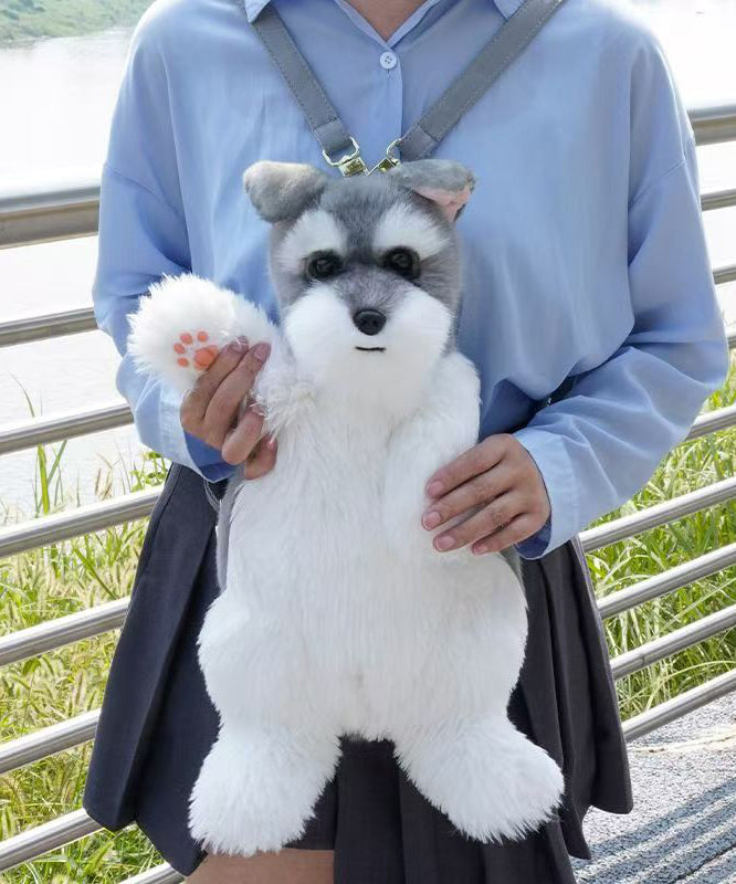 Boutique Versatile Doll Plush Fur Backpack Bag