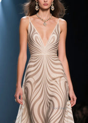 Boutique Zebra Pattern Flower Decorated Chiffon Party Dresses Summer