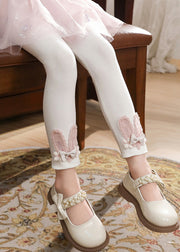 Brief White High Waist Girls Leggings Spring