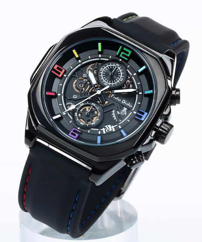 Brief White Silicone Rubber Movement Sapphire Crystal Watches