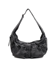 Casual Blue Denim Pockets Large Capacity Crossbody Bag