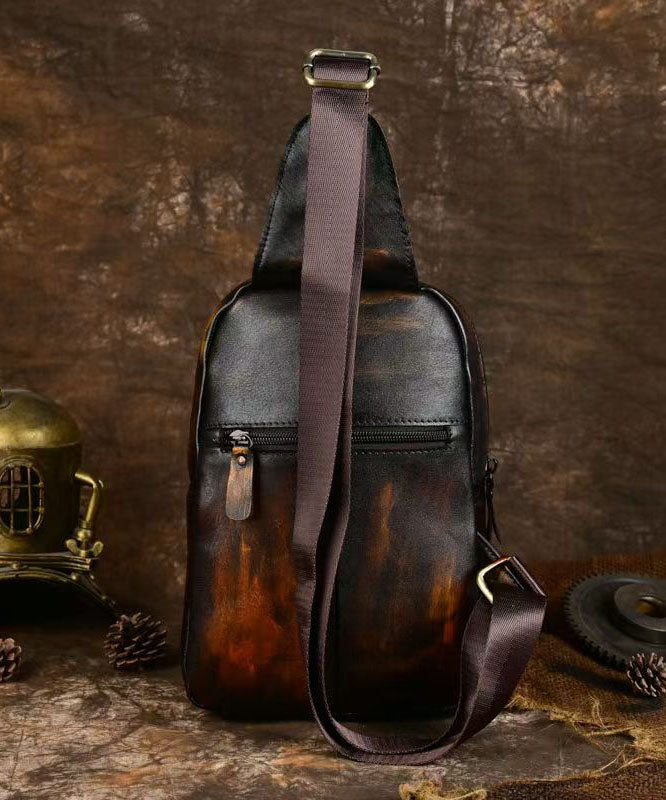 Casual Coffee Calf Leather Versatile Shoulder Bag