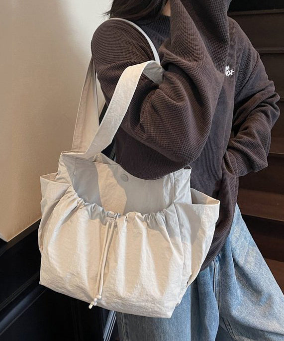 Casual Drawstring Large Capacity Nylon Women Handbags