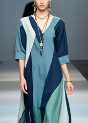 Casual Multicolour Asymmetrical Design Cotton Holiday Dress Summer