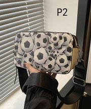 Casual Paintings Solid Durable Faux Leather CrossBody Camera Bag