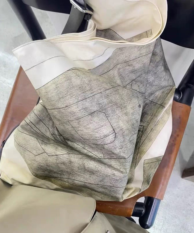 Casual Print Large Capacity Canvas Shoulder Bag
