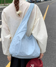 Casual Yellow Large Capacity Canvas Shoulder Bag