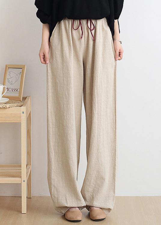 Casual yellow polka dots trousers women 2025 new spring and summer bloomers linen high waist carrot pants