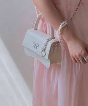 Chic Black Butterfly Faux Leather Chain Linked Mini Bag