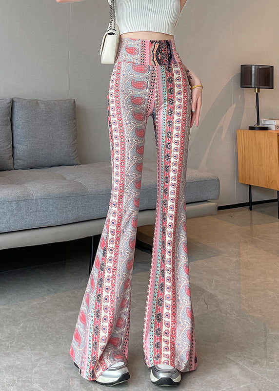 Chic Pink Butt Scrunch Bell Bottom Leggings