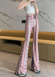 Chic Pink Butt Scrunch Bell Bottom Leggings