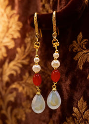Chic Teardrop Shape Fine Acrylic Drop Earrings