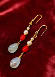 Chic Teardrop Shape Fine Acrylic Drop Earrings