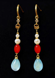 Chic Teardrop Shape Fine Acrylic Drop Earrings