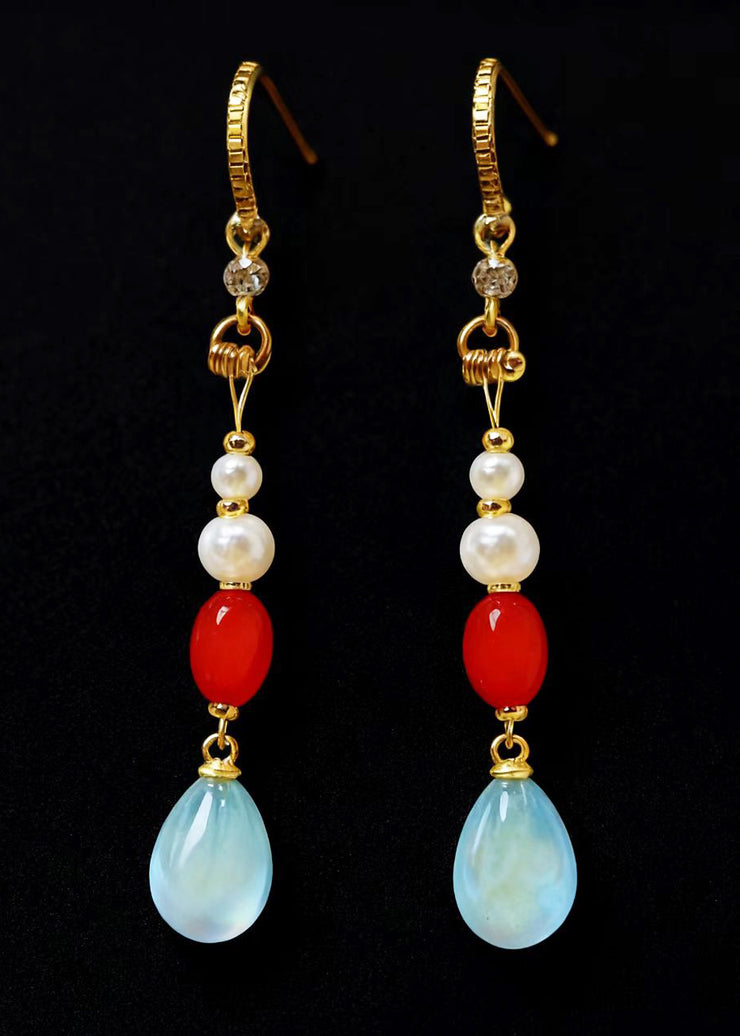 Chic Teardrop Shape Fine Acrylic Drop Earrings