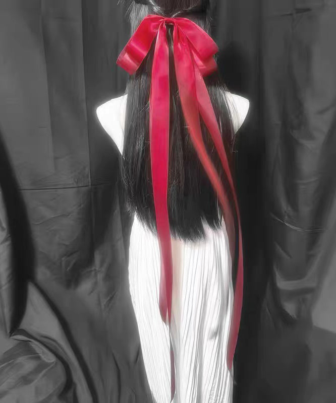 Chinese Style Green Alloy Lace Bow Ribbon Hairpin