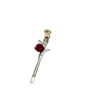Chinese Style Silk Alloy Resin Rose Hairpin