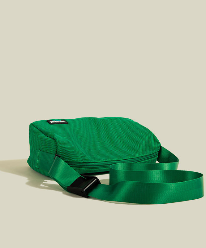 Classy Green Solid Durable Canvas Round Bag
