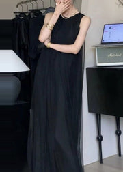 Classy Khaki Draping Chiffon A Line Dresses Sleeveless