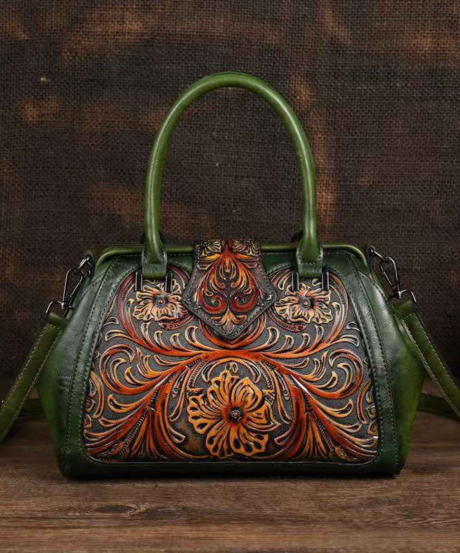 Classy Mulberry Embossed Calf Leather Tote Bag