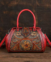 Classy Mulberry Embossed Calf Leather Tote Bag
