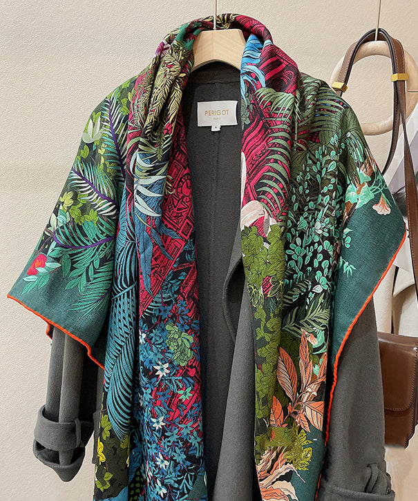 Classy Print Woolen Scarf Autumn Winter