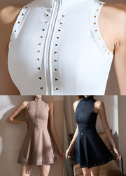 Club Black Hollow Out Tennis Dress