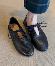 Comfortable Splicing Flat Shoes For Women Blue Faux Leather