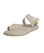 Comfy Grey Cross Strap Splicing Walking Sandals