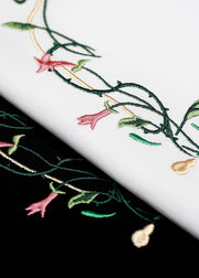 Cool White Embroideried Cotton Best T Shirts For Men Summer
