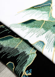 Cool White O Neck Embroideried Cotton Men T Shirts Summer